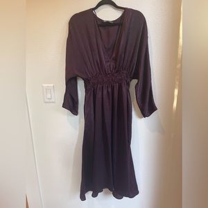 Zara Silk Below Knee Dress